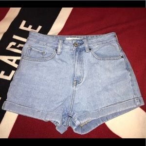 PacSun blue mom shorts